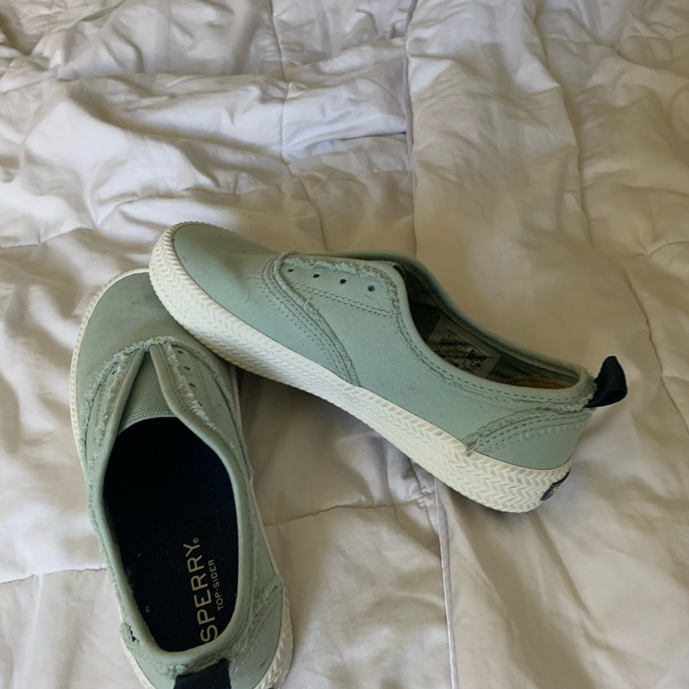SperryTeal women’s shoes size 5